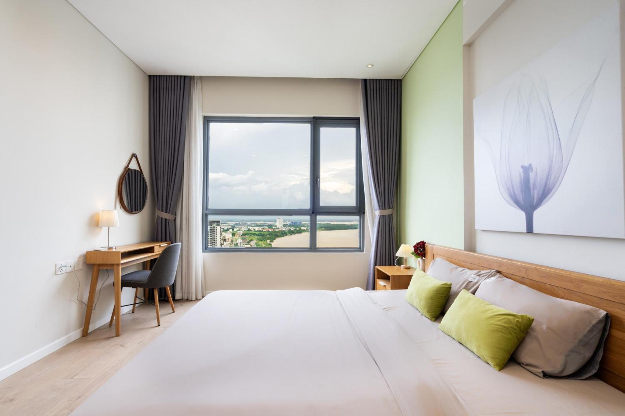 Appartement Diamond Island Highfloor Riverview 8min To D1 Hô Chi Minh-Ville